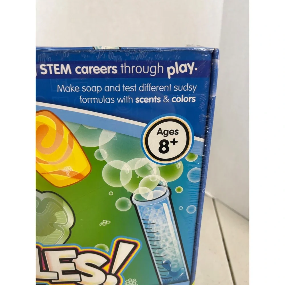 STEM at Play Bubbles Soap‎ Making Lab Kit ETA hand2mind 85668 New Sealed Ages 8+